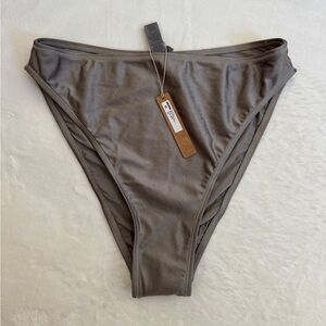 nwt skims shine swim mid waist bottom